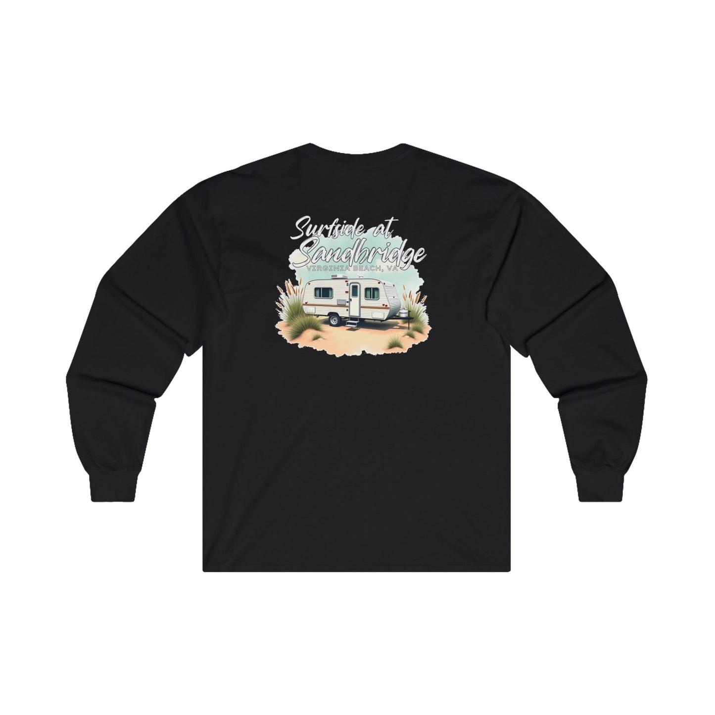 Long-sleeve S / Black Surfside at Sandbridge Camper Long Sleeve Tee
