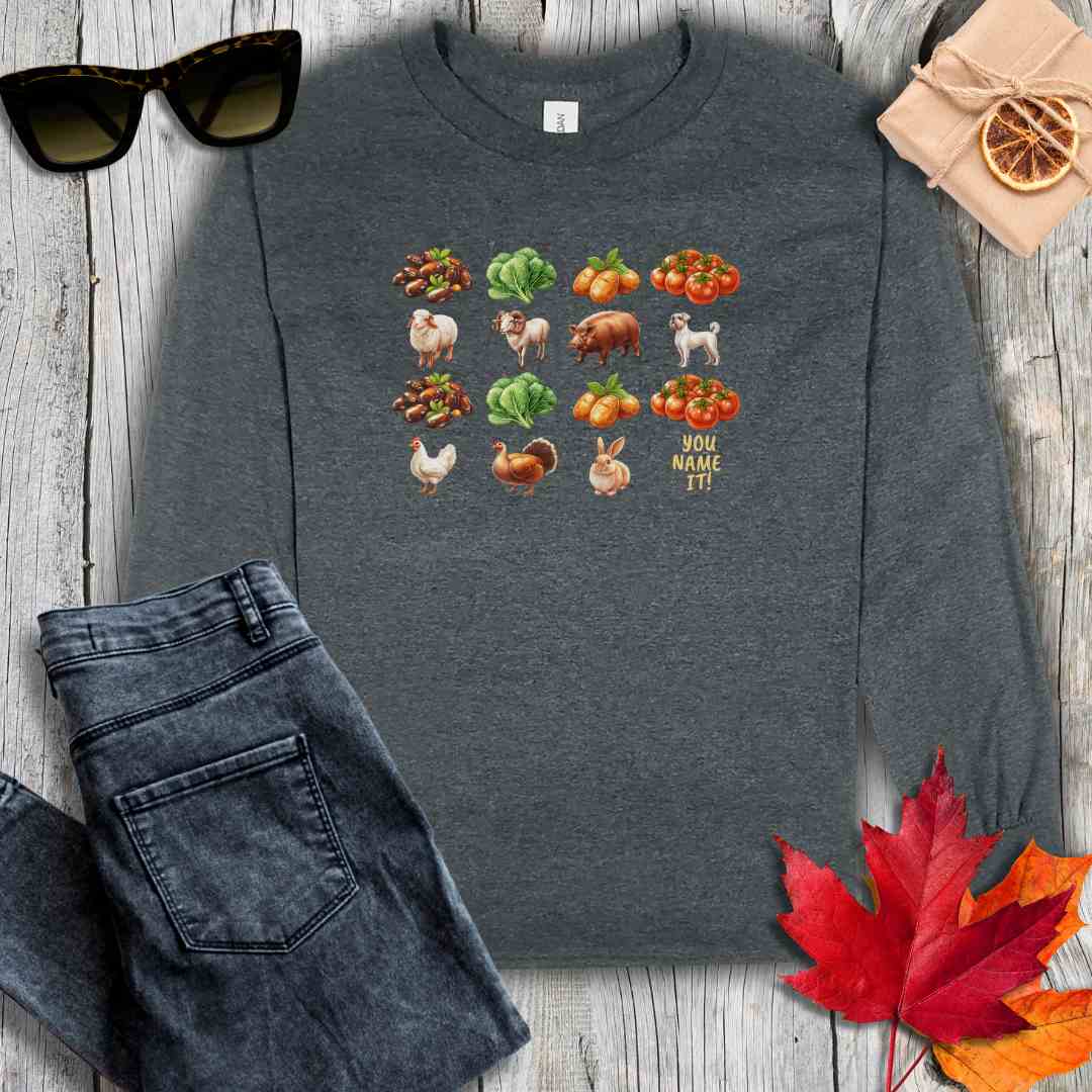 Long-sleeve S / Dark Heather Beans, Greens Long Sleeve Tee V2