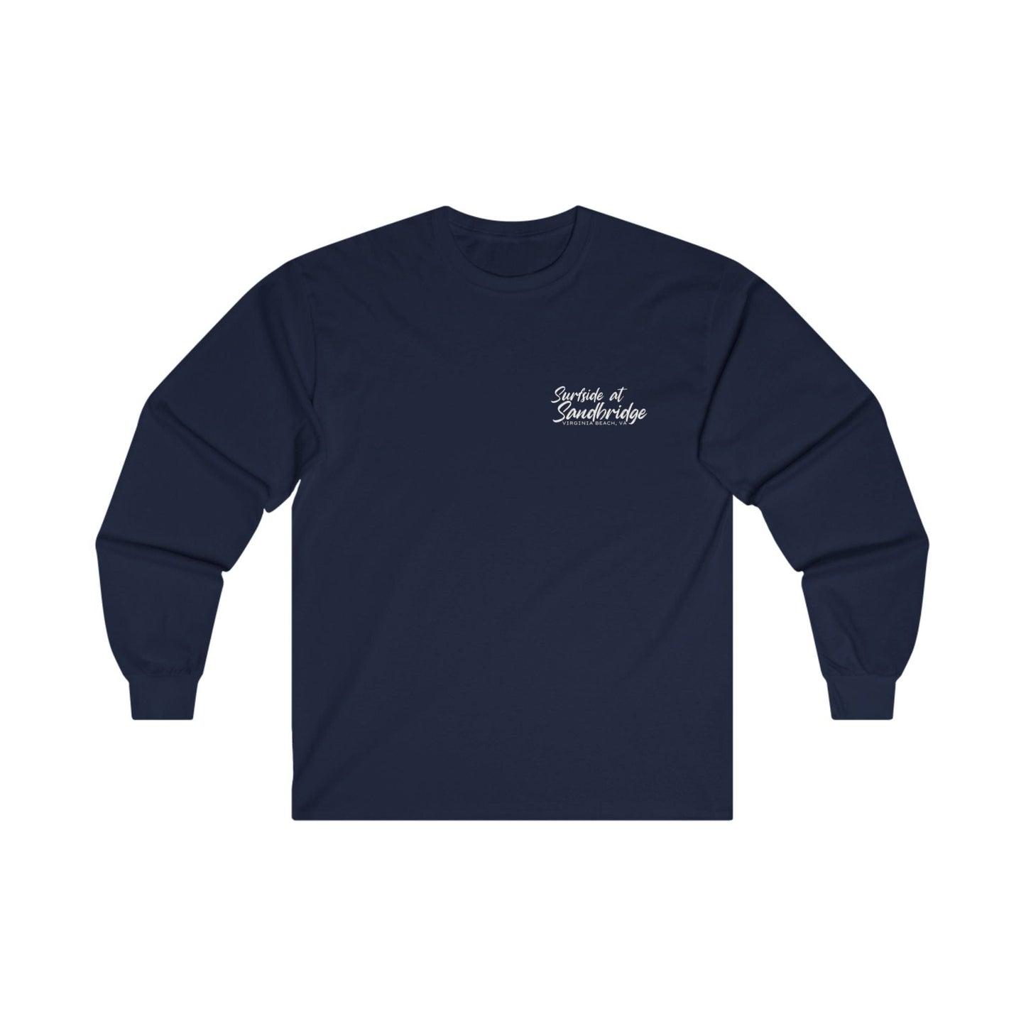Long-sleeve S / Navy Surfside at Sandbridge Camper Long Sleeve Tee