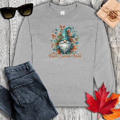 Long-sleeve S / Sport Grey Fall Sweet Fall Long Sleeve Tee