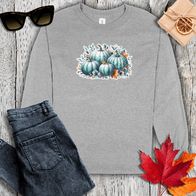Long-sleeve S / Sport Grey Four Pumpkins Long Sleeve Tee