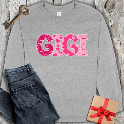 Long-sleeve Sport Grey / S Gigi Hearts Long Sleeve Tee