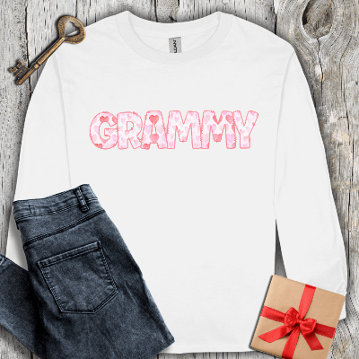Long-sleeve White / S Grammy Watercolor Long Sleeve Tee