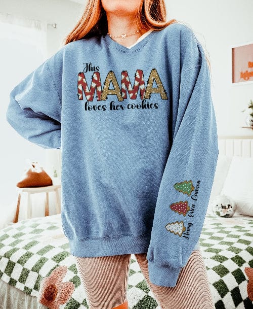 Sweatshirt Blue Jean / S Mama's Cookies Comfort ColorsĀ® Sweatshirt