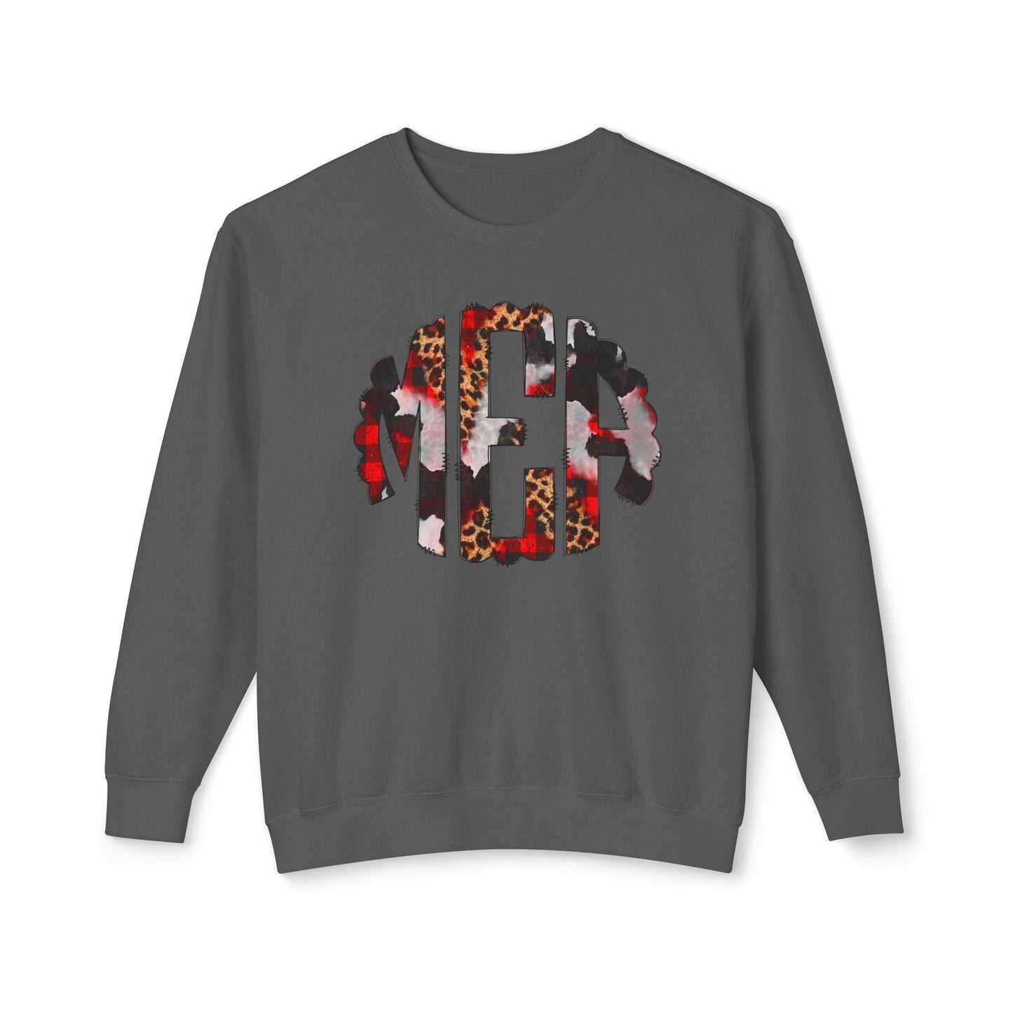 Sweatshirt Pepper / S Christmas Initials Comfort Colors® Sweatshirt