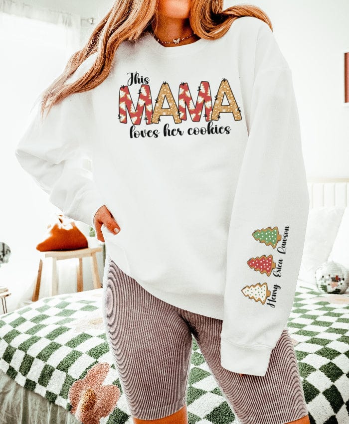 Sweatshirt White / S Mama's Cookies Comfort ColorsĀ® Sweatshirt