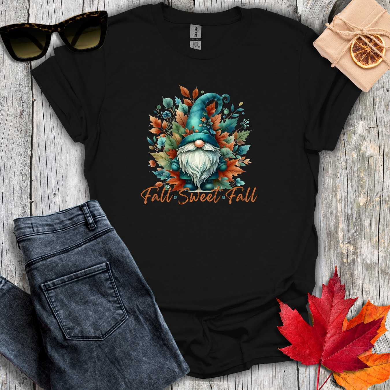 T-Shirt Black / S Fall Sweet Fall Tee