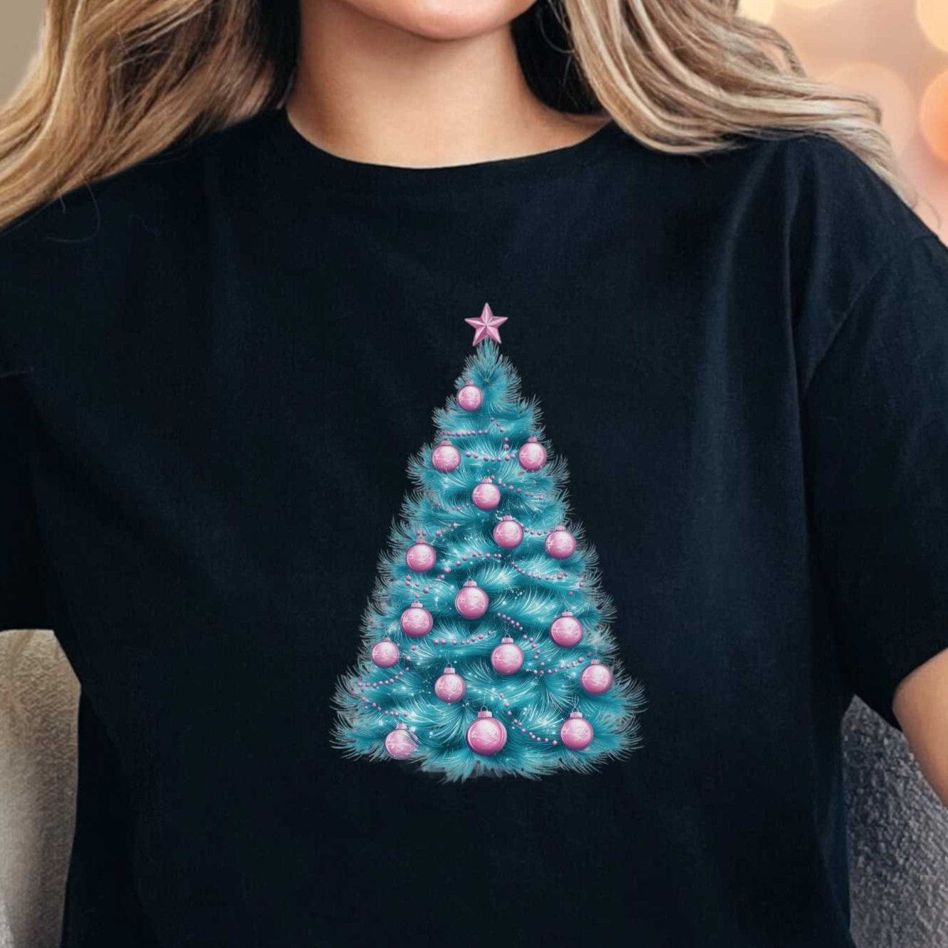 T-Shirt Black / S Pastel Tree Tee