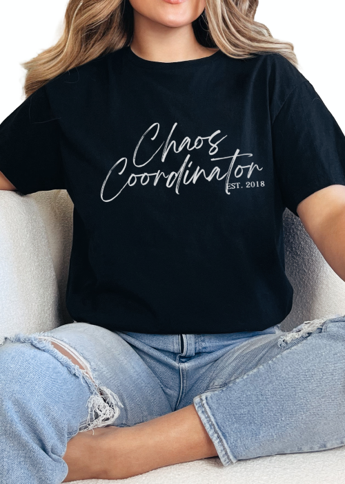 T-Shirt Black / S Personalized Chaos Coordinator Tee