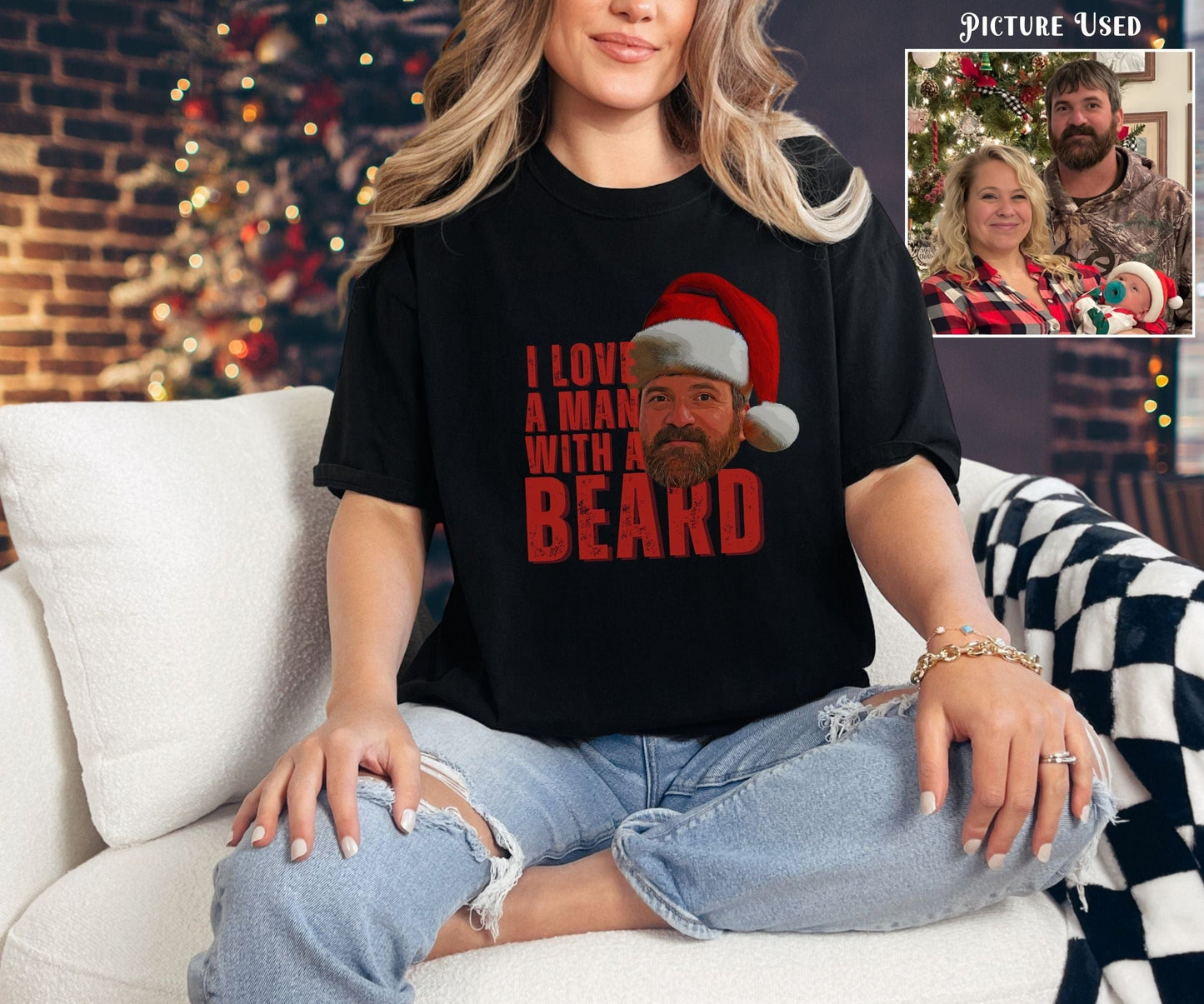 T-Shirt Black / S Personalized Man With A Beard Comfort ColorsĀ® Tee