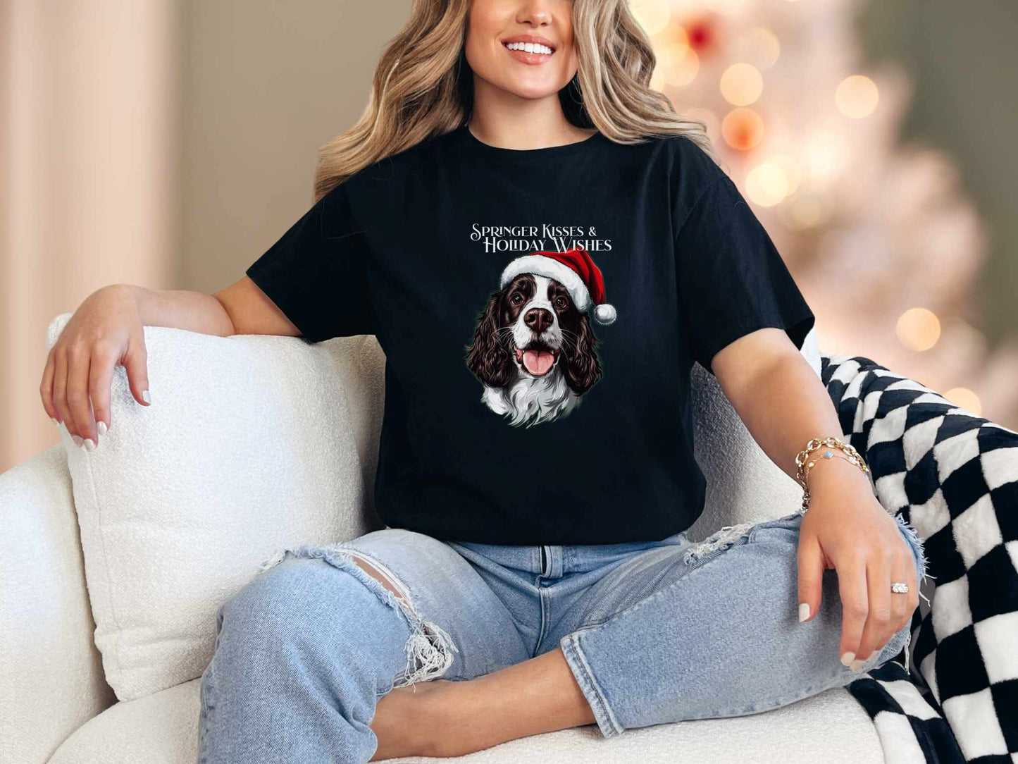 T-Shirt Black / S Springer Kisses Tee