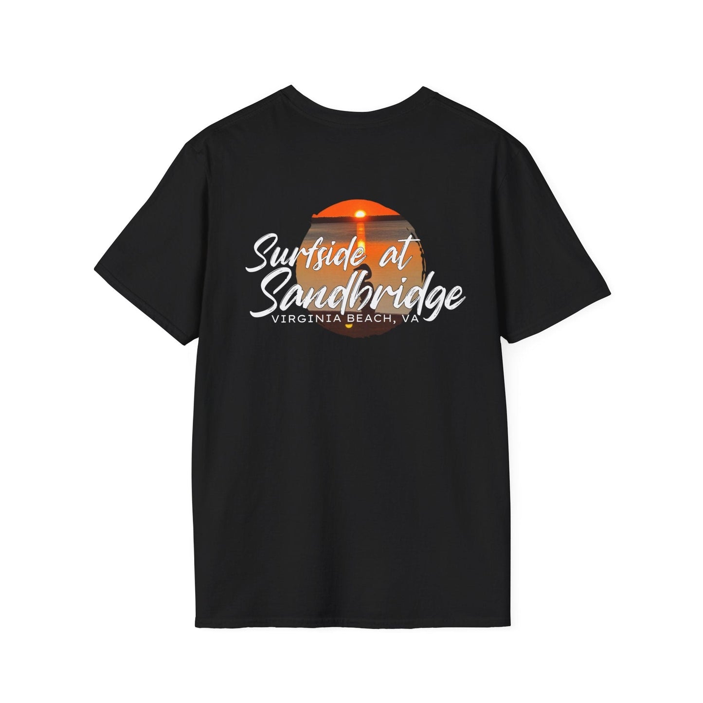 T-Shirt Black / S Surfside at Sandbridge Circle Image Tee