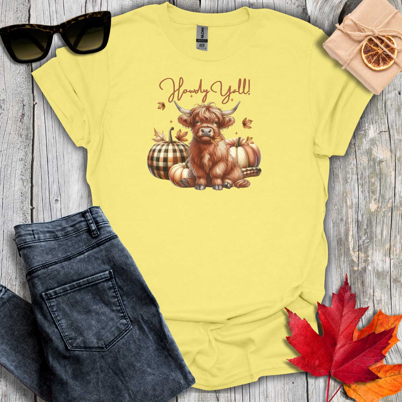 T-Shirt Cornsilk / S Howdy Yall Tee