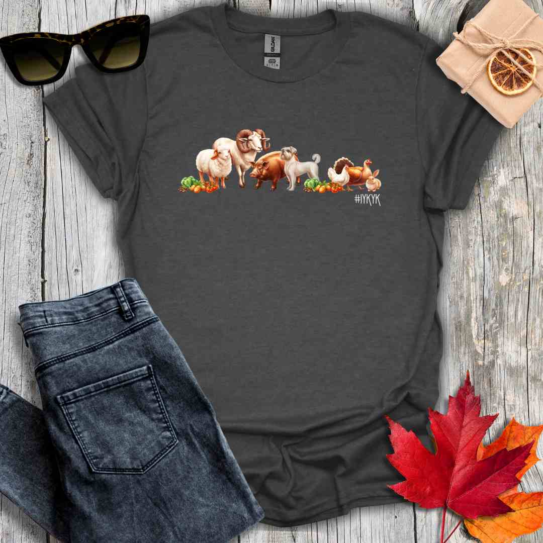 T-Shirt Dark Heather / S Beans, Greens Tee V1