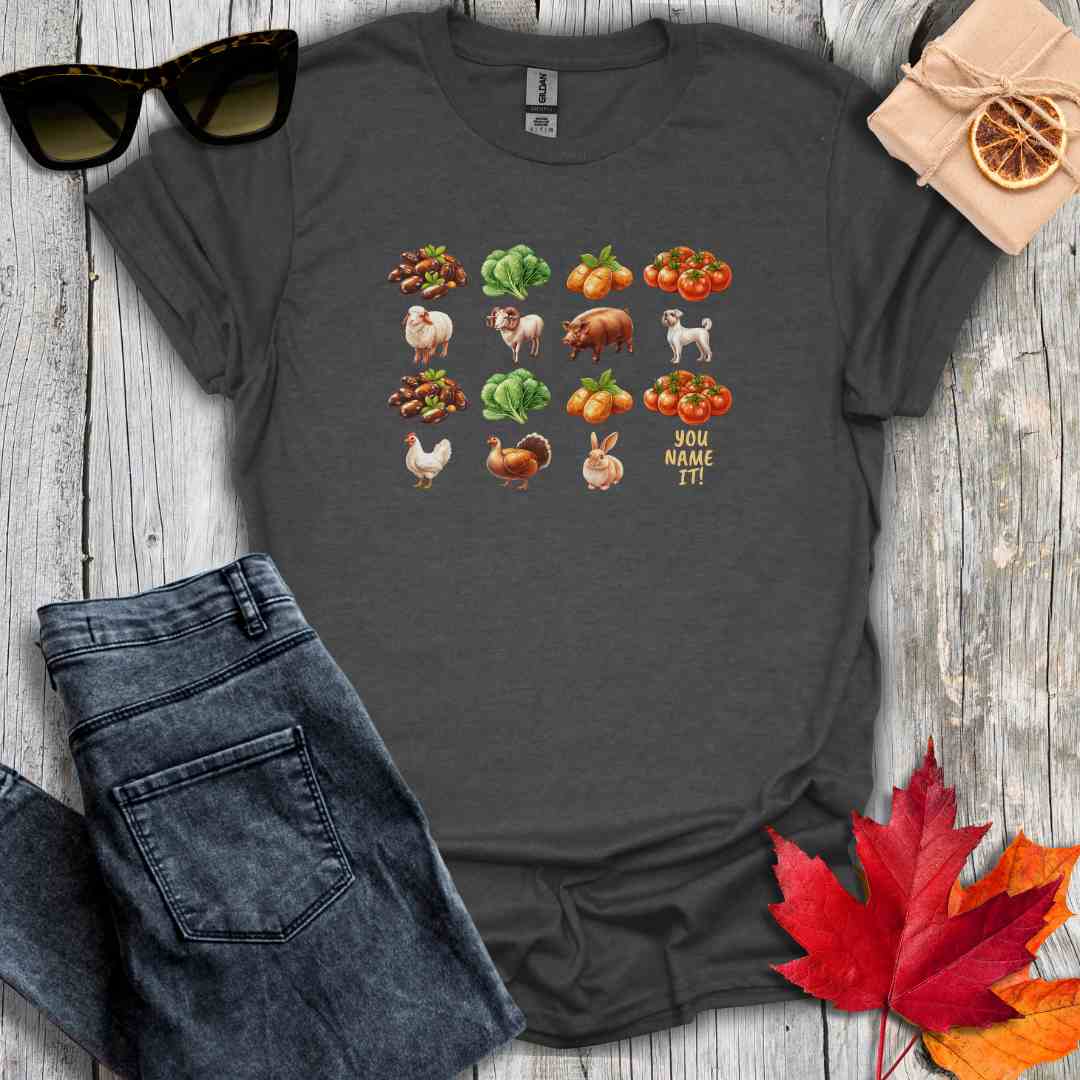 T-Shirt Dark Heather / S Beans, Greens Tee V2