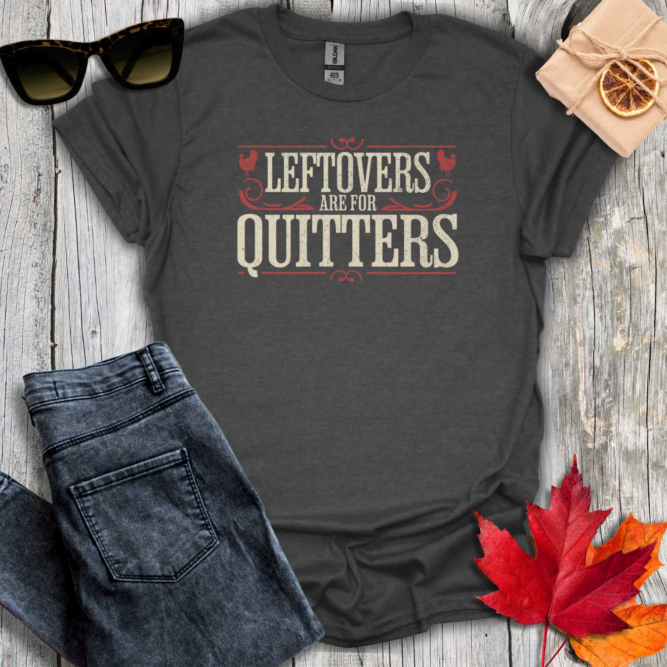 T-Shirt Dark Heather / S Leftovers Tee