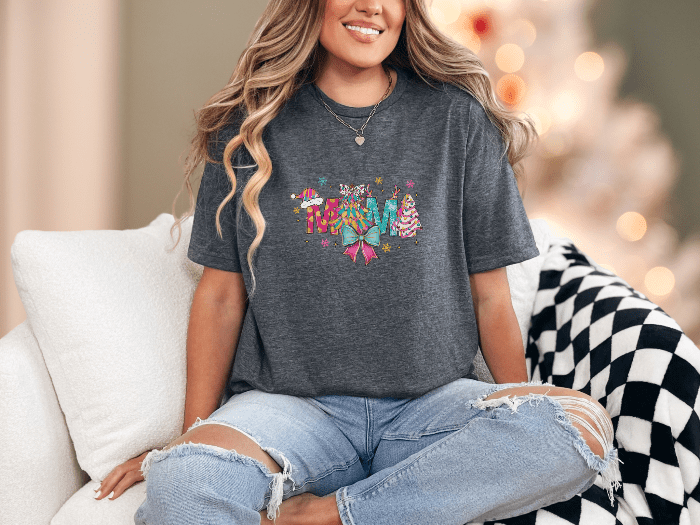 T-Shirt Dark Heather / S Mama Pastel Tee