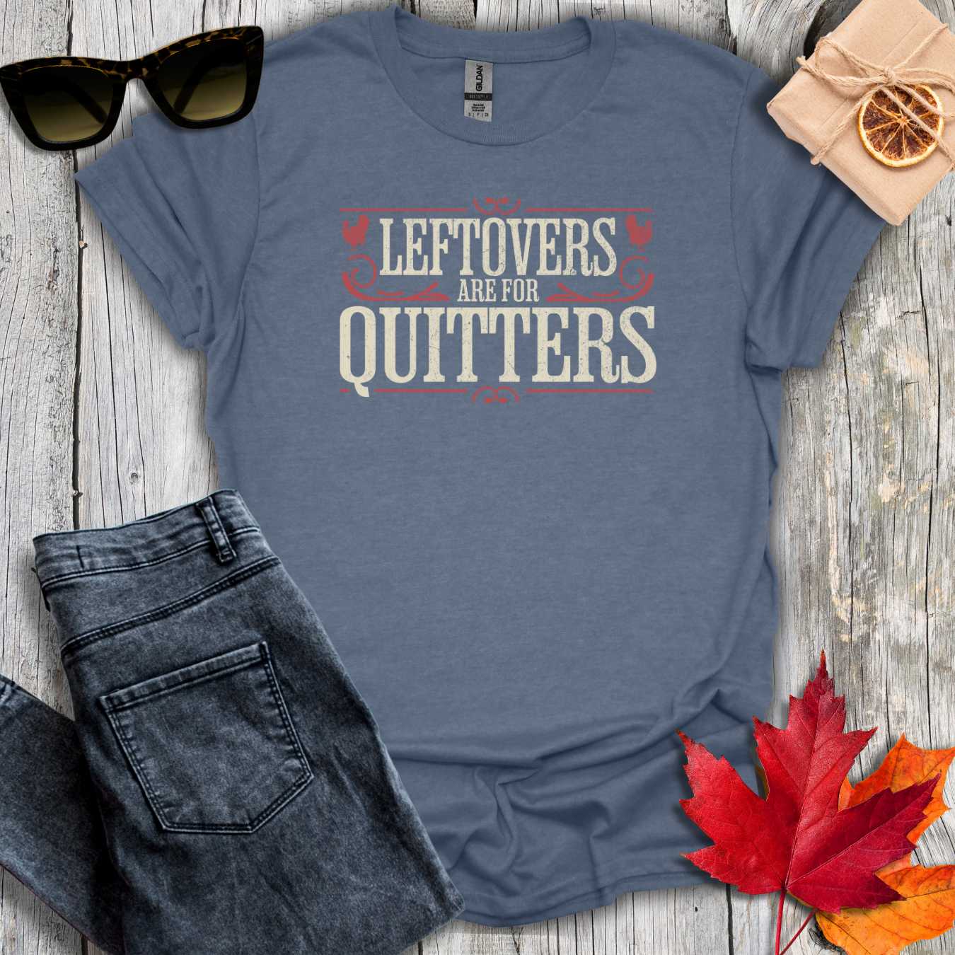 T-Shirt Heather Indigo / S Leftovers Tee