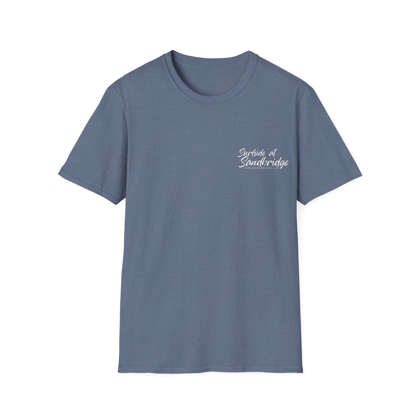 T-Shirt Heather Indigo / S Surfside at Sandbridge Circle Image Tee