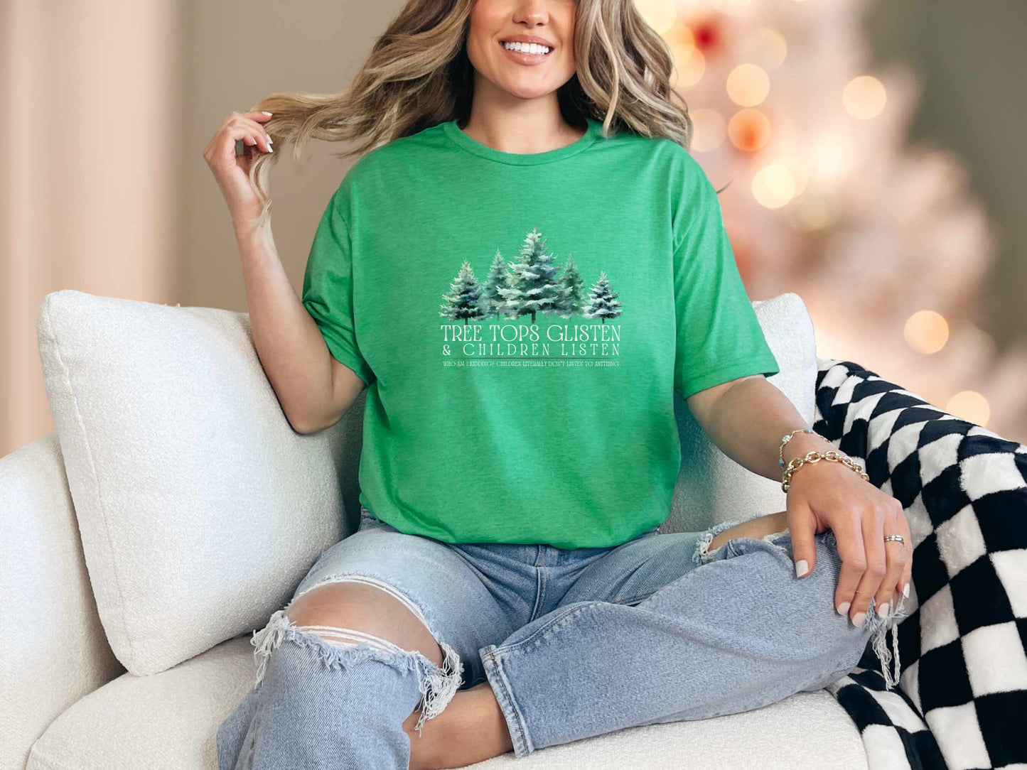 T-Shirt Heather Irish Green / S Children Listen Tee