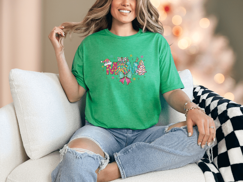 T-Shirt Heather Irish Green / S Mama Pastel Tee