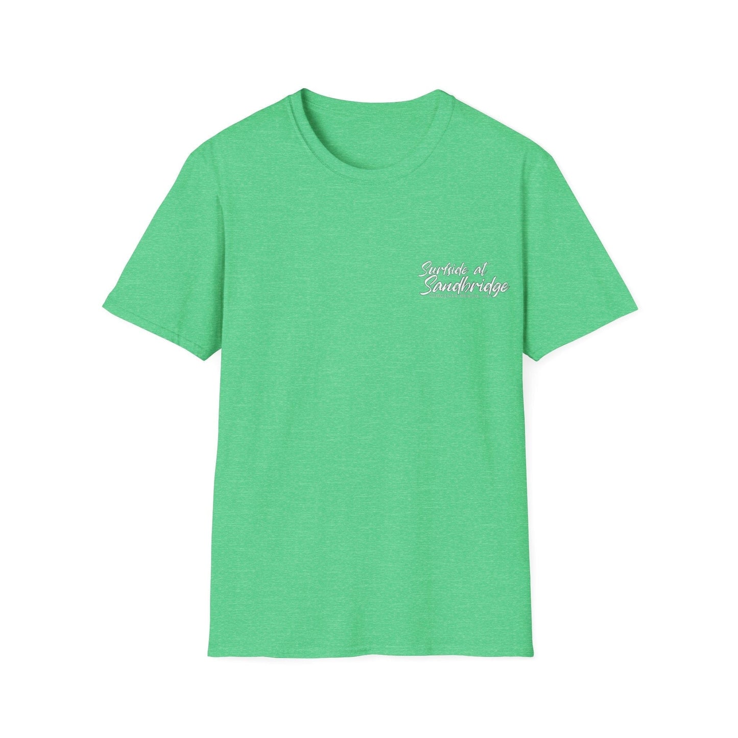 T-Shirt Heather Irish Green / S Surfside at Sandbridge Circle Image Tee