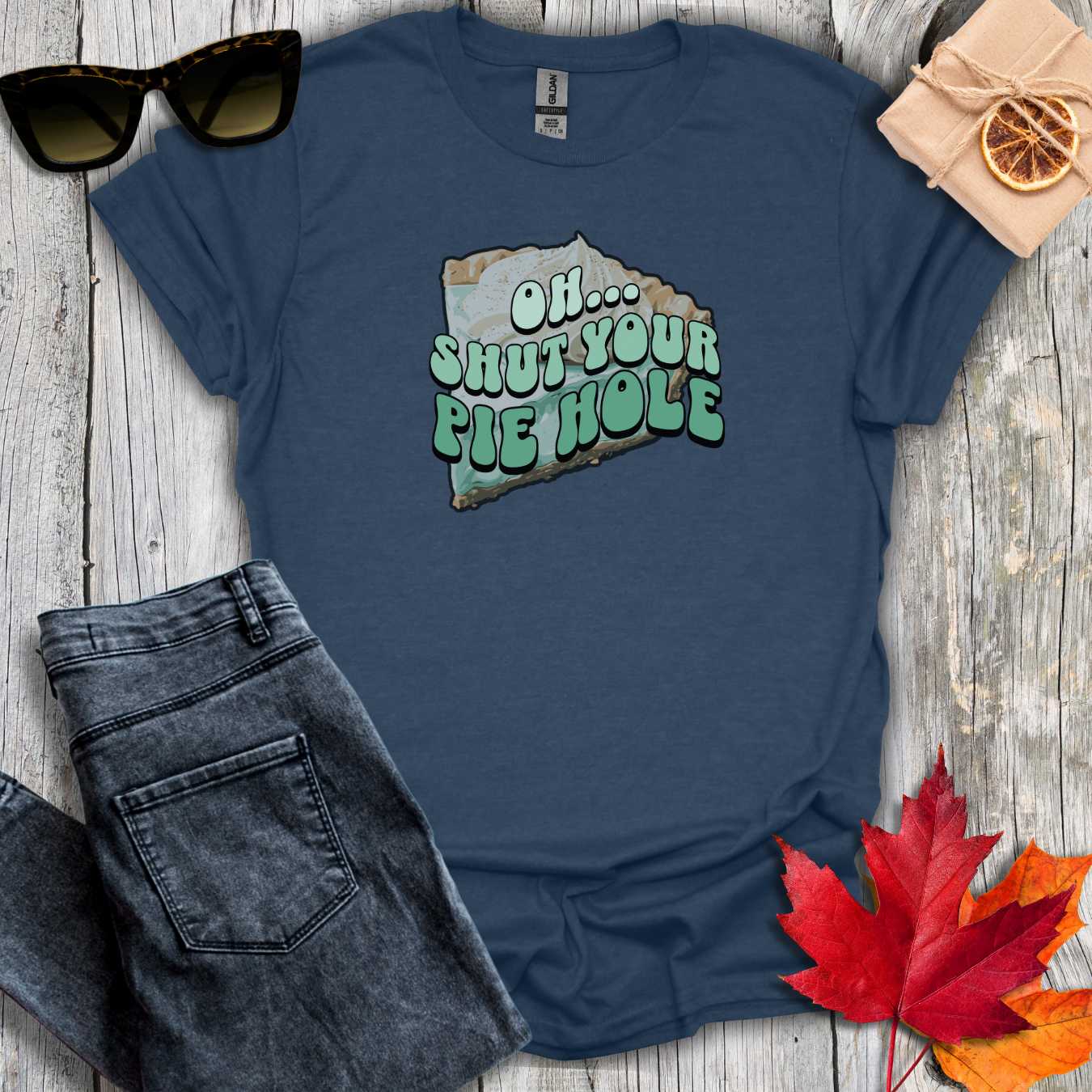 T-Shirt Heather Navy / S Shut Your Pie Hole Tee