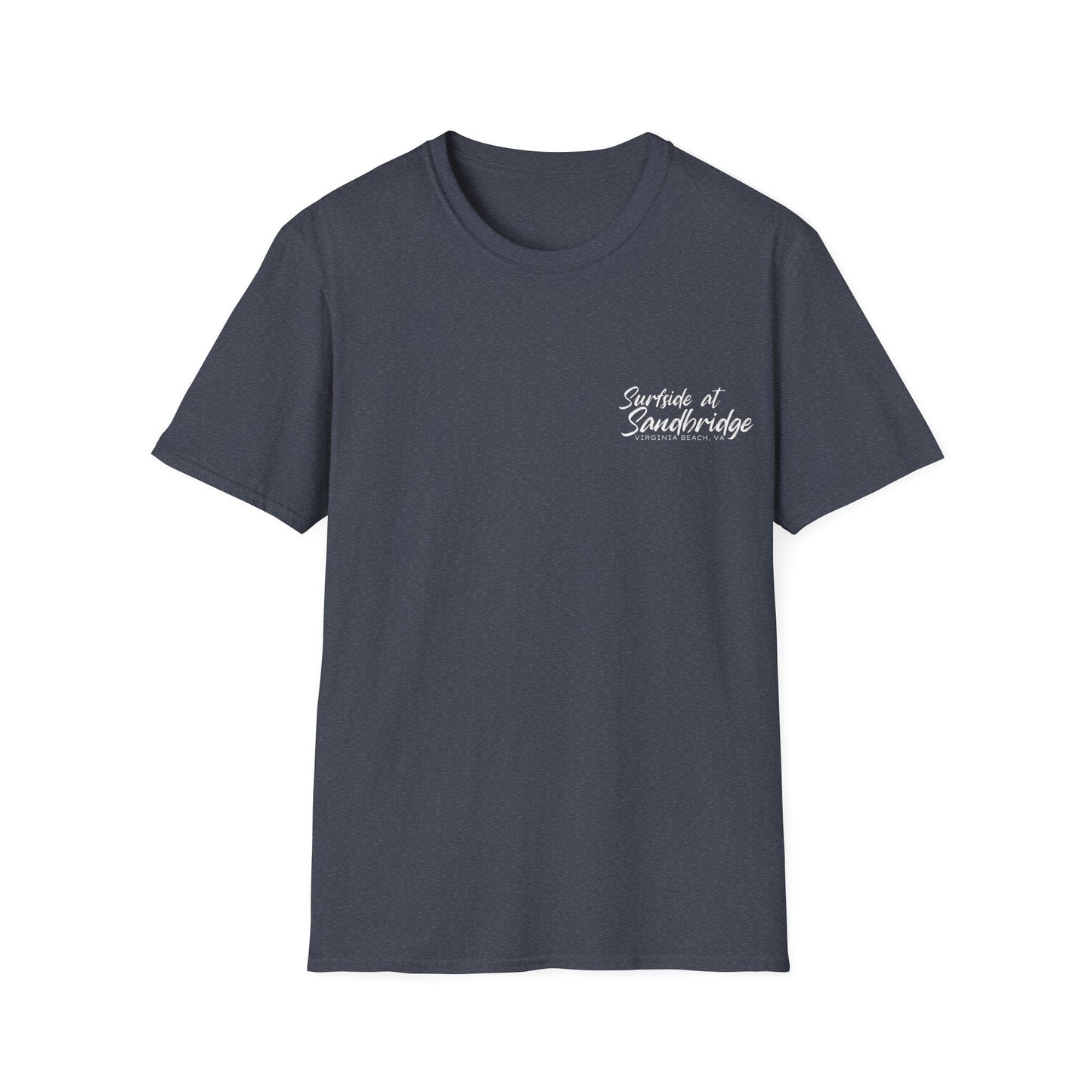 T-Shirt Heather Navy / S Surfside at Sandbridge Circle Image Tee
