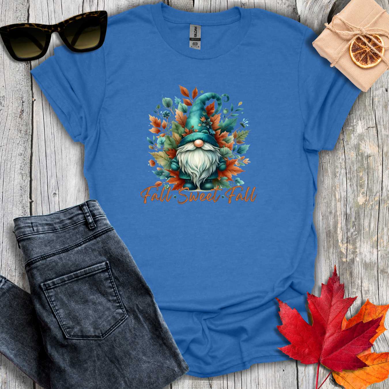 T-Shirt Heather Royal / S Fall Sweet Fall Tee