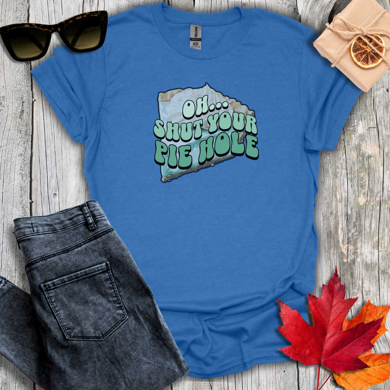 T-Shirt Heather Royal / S Shut Your Pie Hole Tee