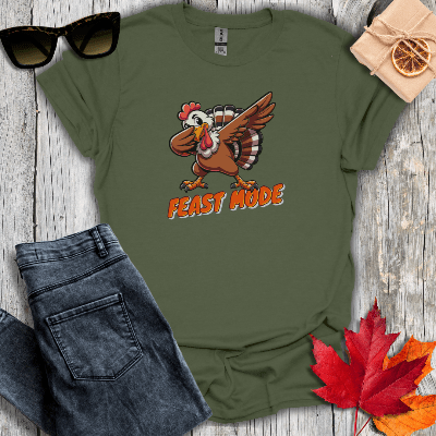 T-Shirt Military Green / S Feast Mode Tee