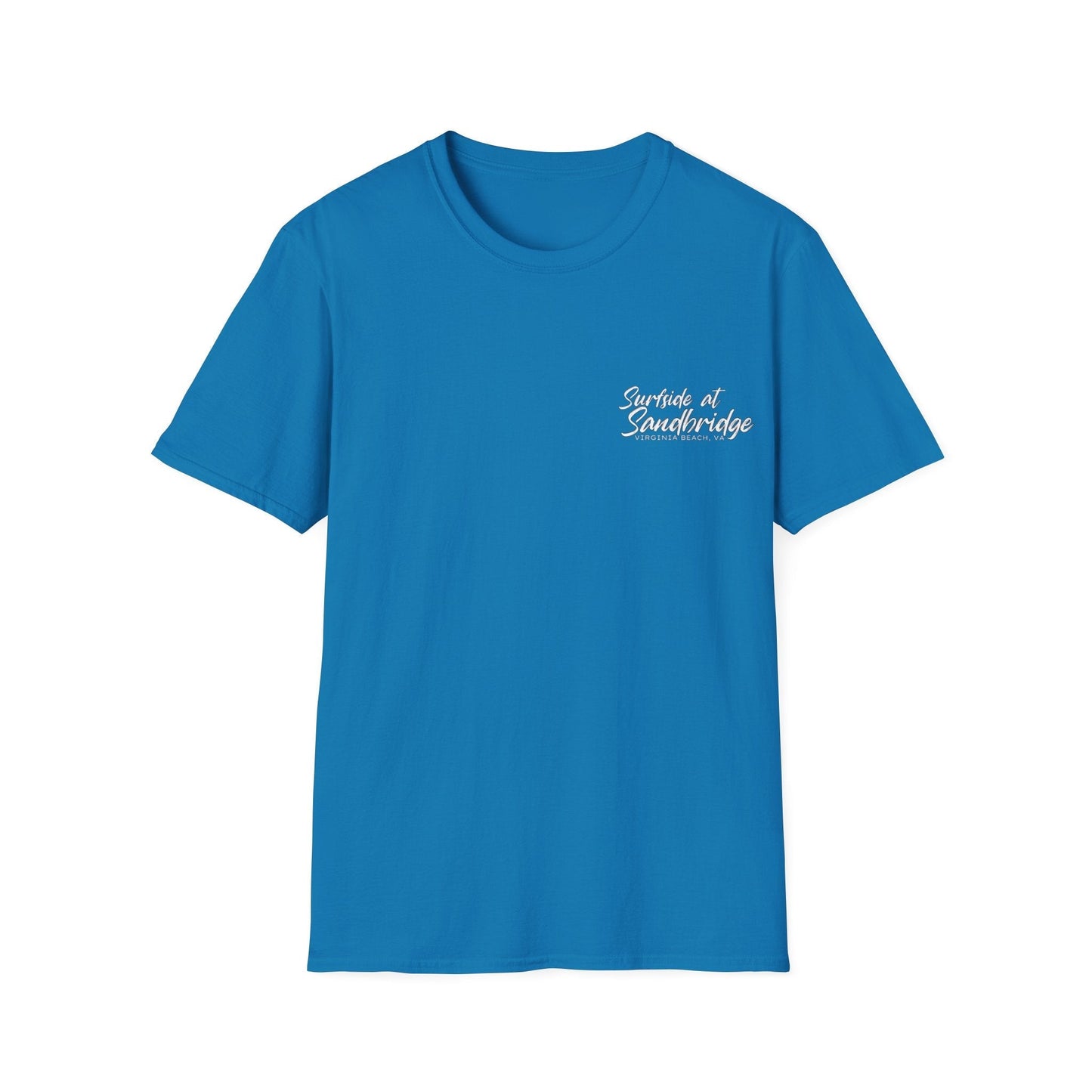 T-Shirt Sapphire / S Surfside at Sandbridge VA Outline Tee