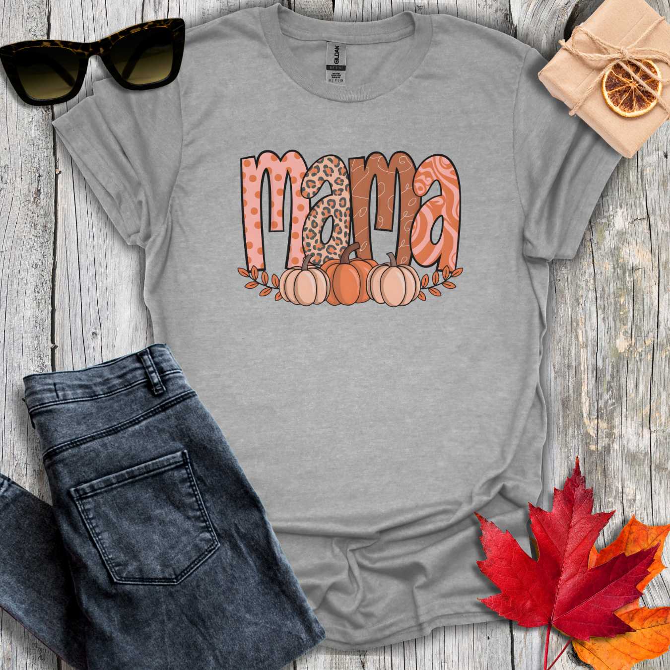 T-Shirt Sport Grey / S Fall Mama Tee