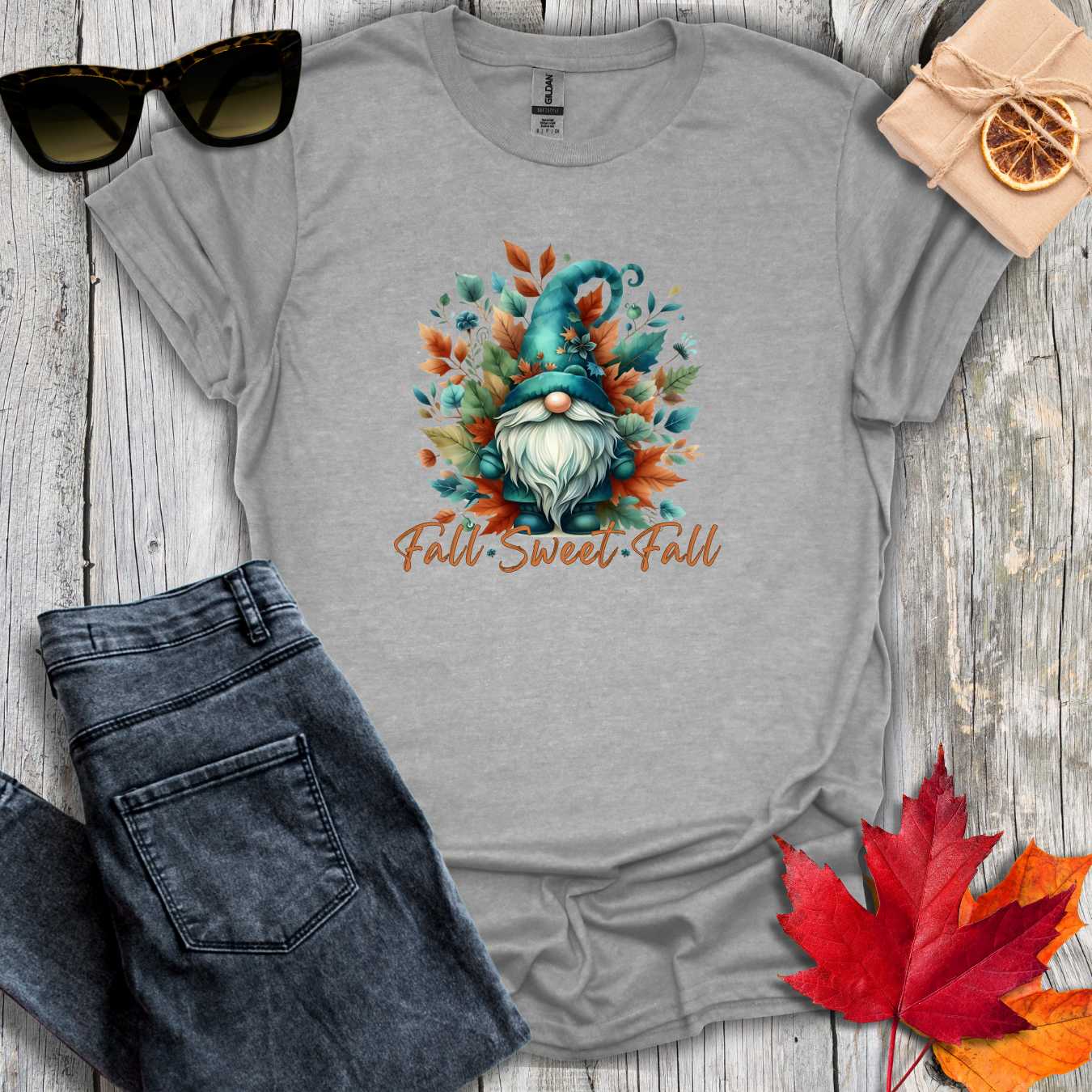 T-Shirt Sport Grey / S Fall Sweet Fall Tee