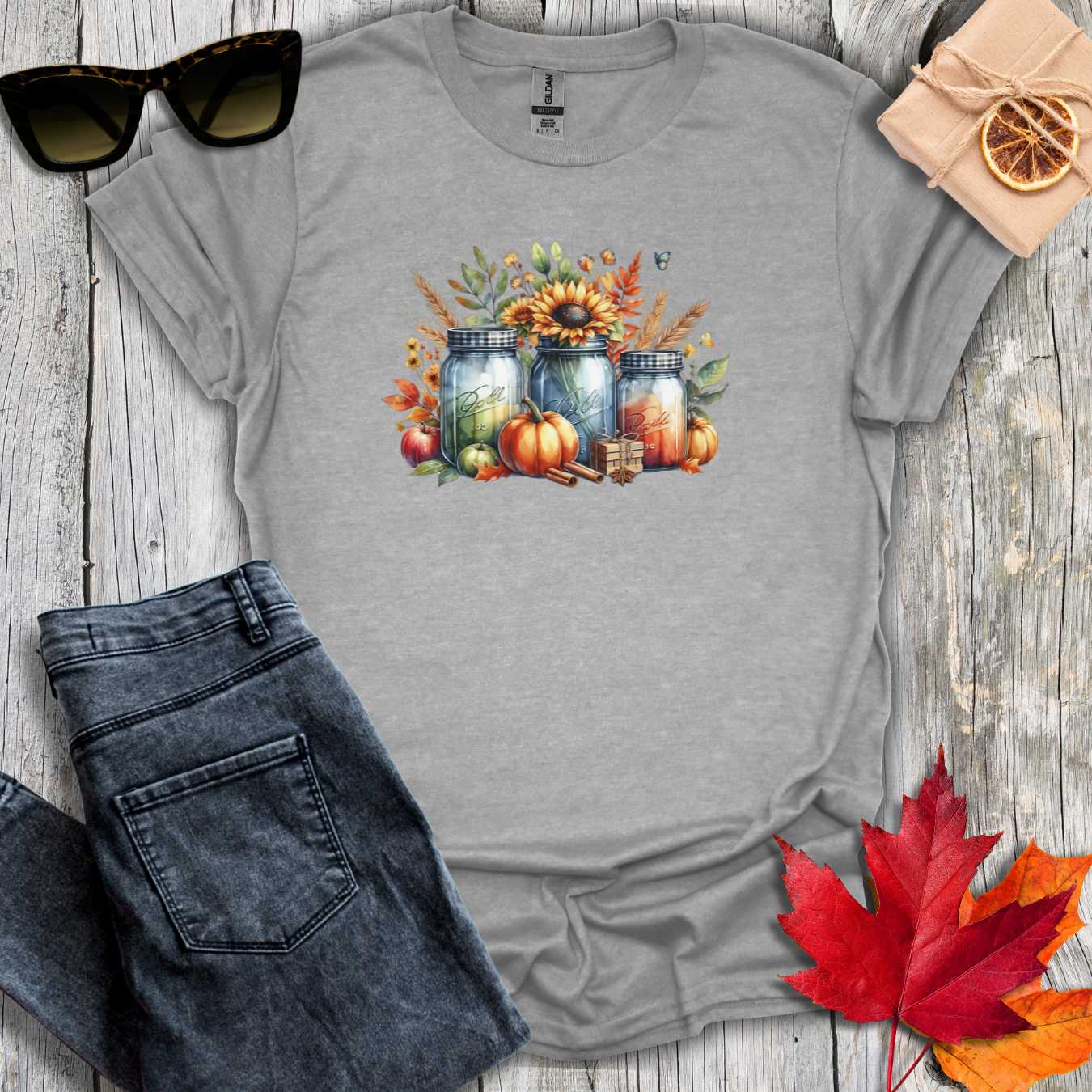 T-Shirt Sport Grey / S Mason Jars Tee