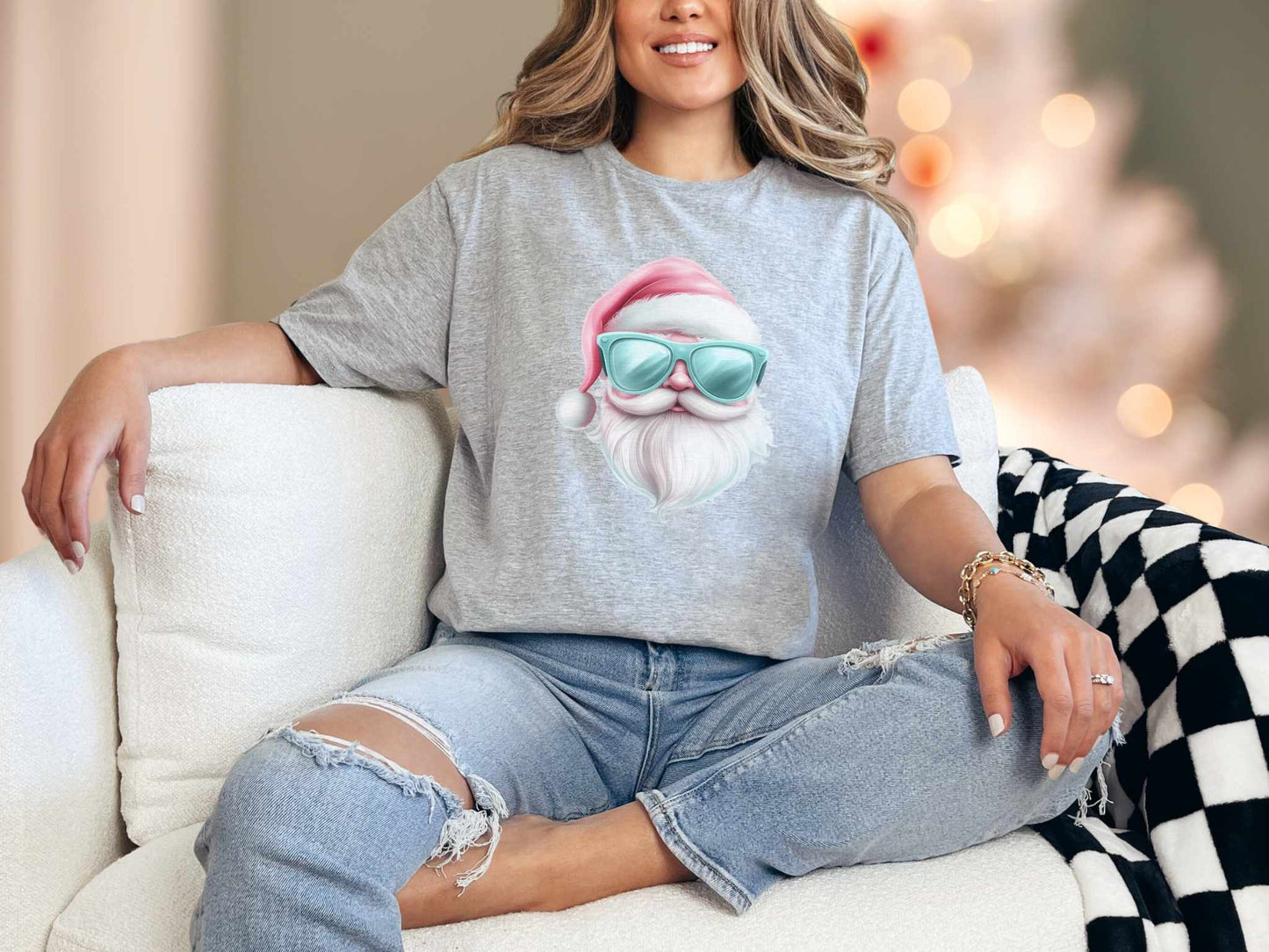 T-Shirt Sport Grey / S Pastel Santa Claus Tee