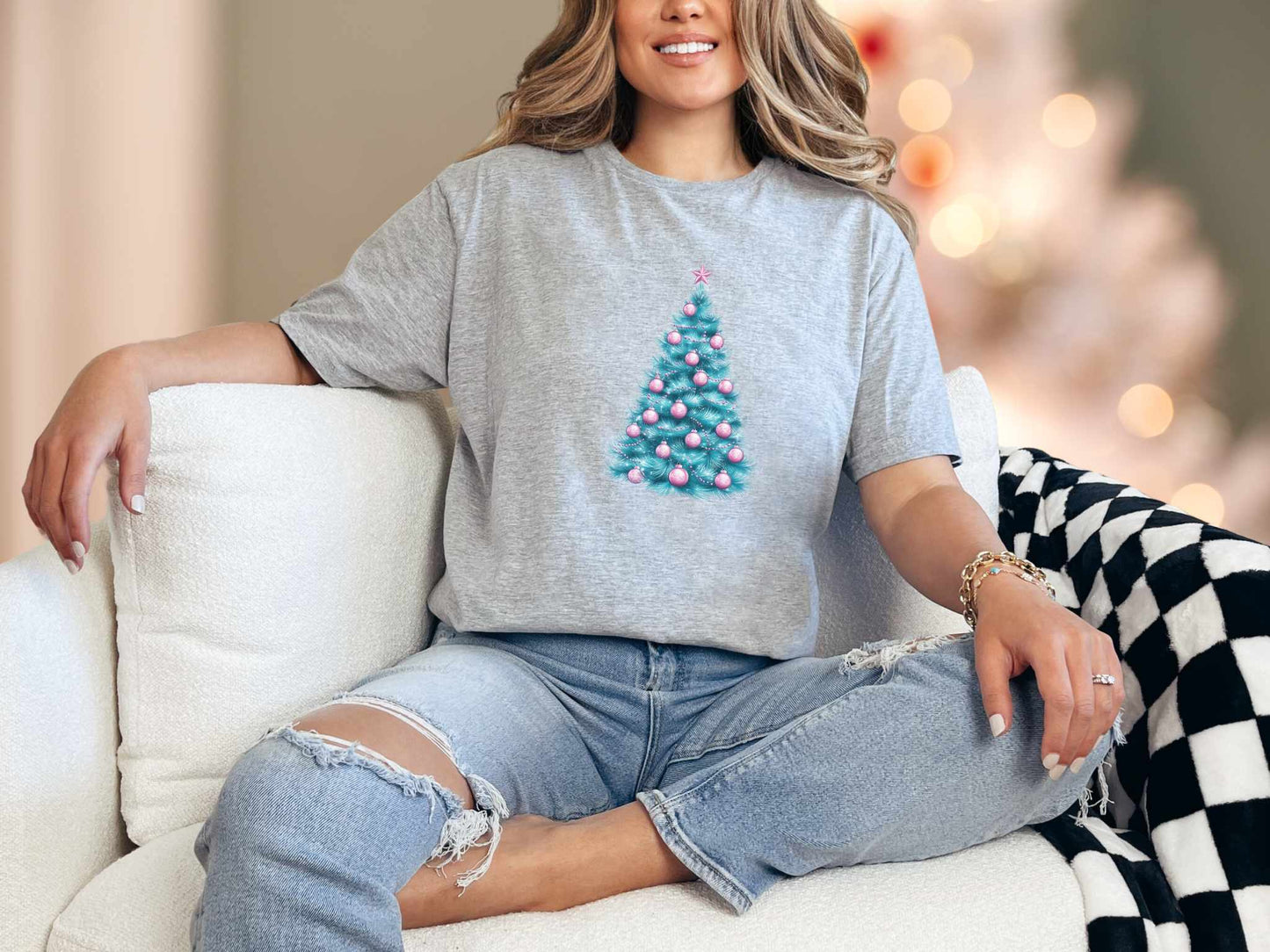 T-Shirt Sport Grey / S Pastel Tree Tee