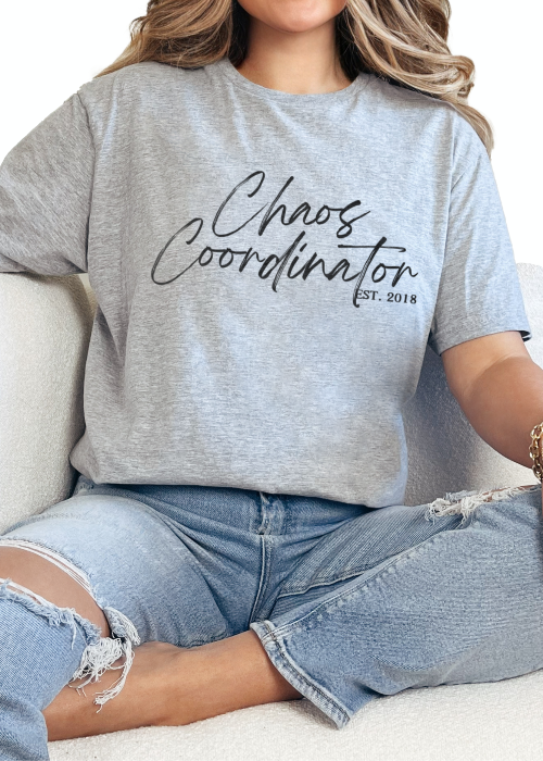 T-Shirt Sport Grey / S Personalized Chaos Coordinator Tee