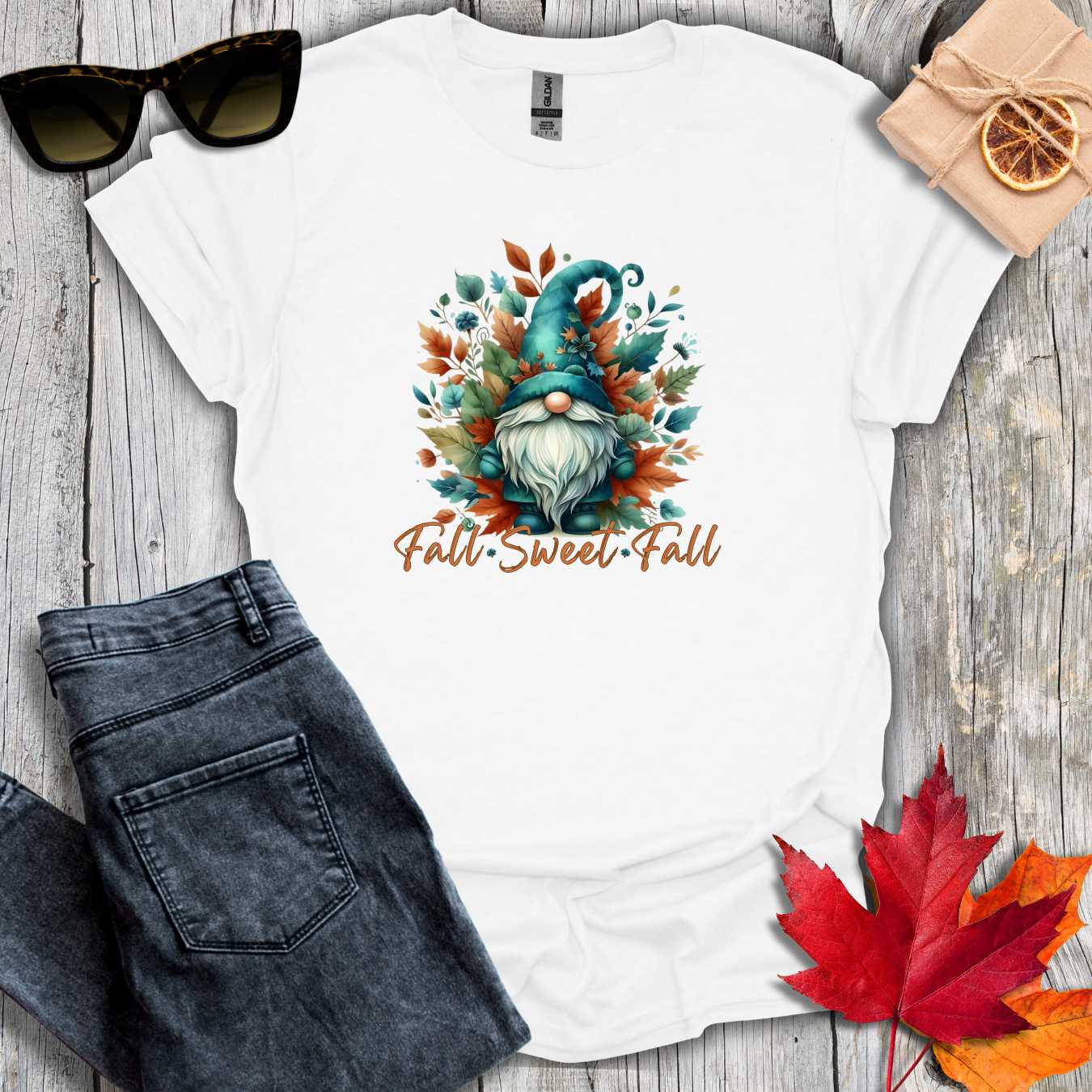 T-Shirt White / S Fall Sweet Fall Tee
