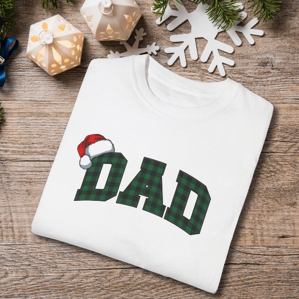 T-Shirt White / S Plaid Dad and Mom Comfort Colors® Tees
