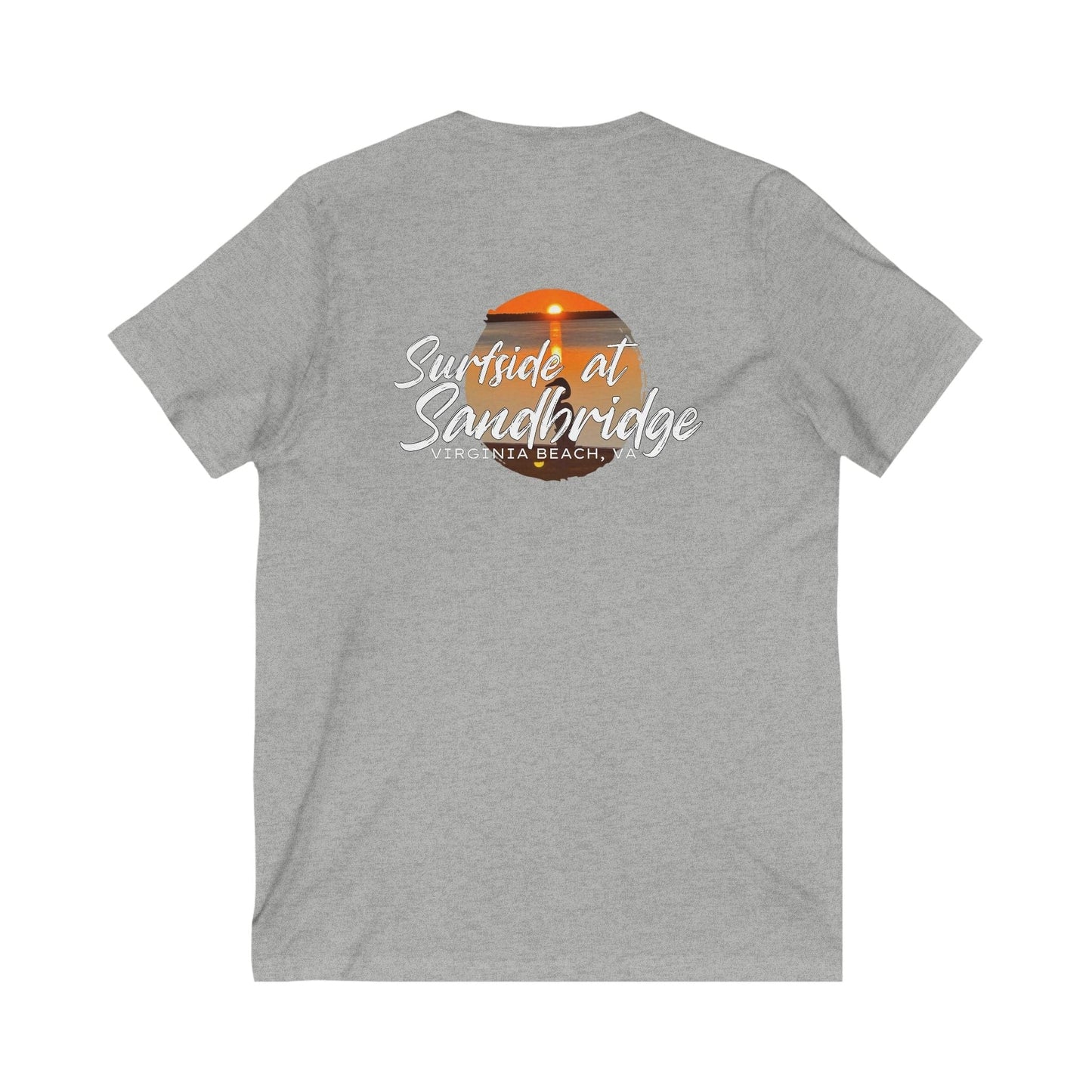 V-neck Surfside at Sandbridge Circle V-Neck Tee