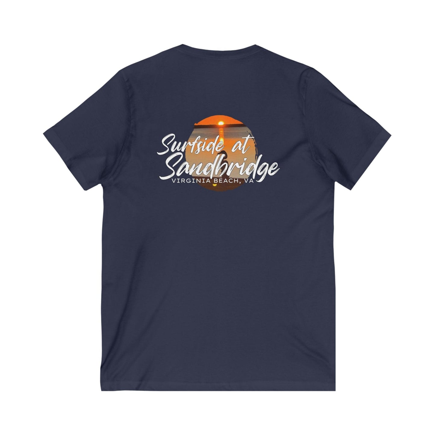 V-neck Surfside at Sandbridge Circle V-Neck Tee