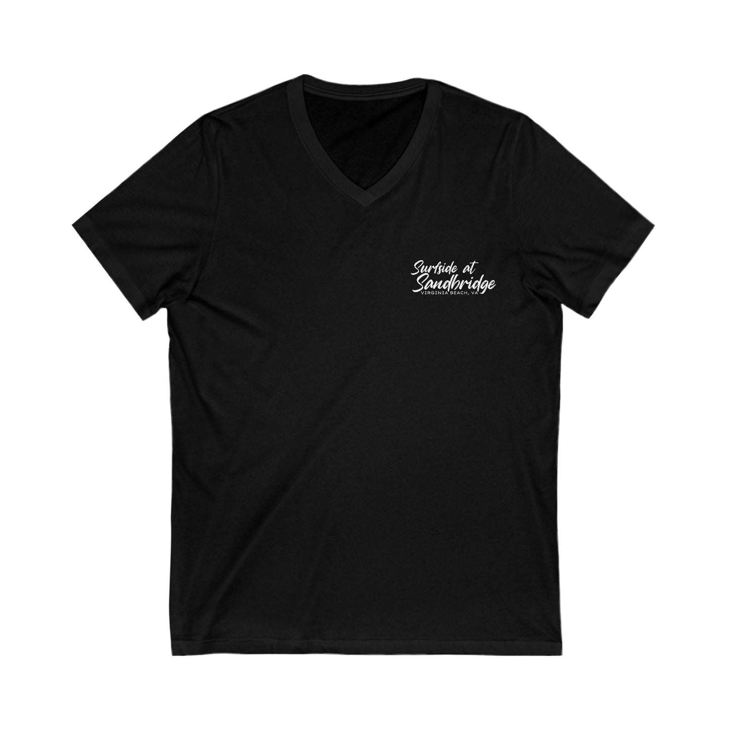V-neck Surfside at Sandbridge Virginia Camper V-Neck Tee