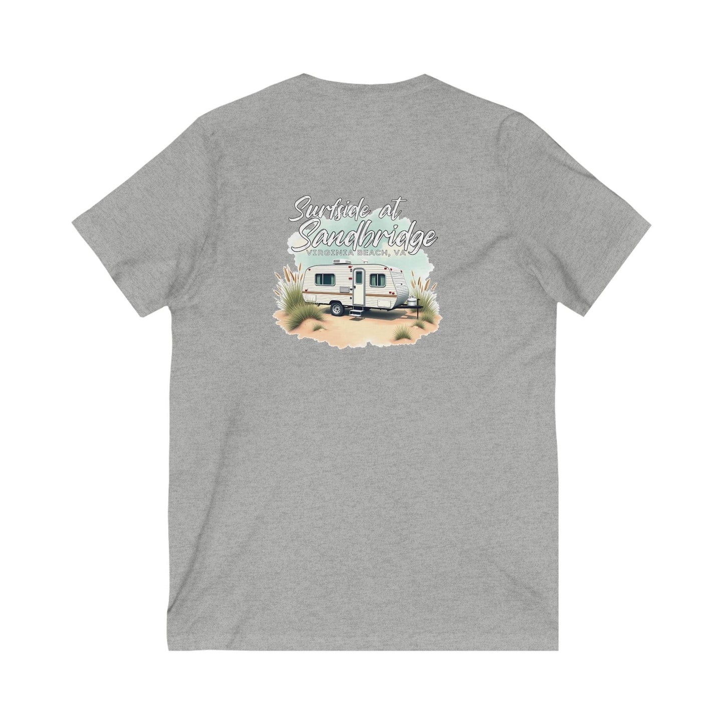 V-neck Surfside at Sandbridge Virginia Camper V-Neck Tee