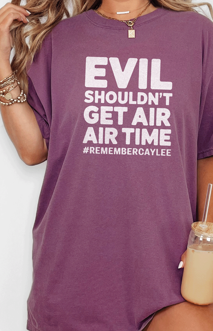 T-Shirt Berry / S Evil Shouldn't Get Air Time Tee