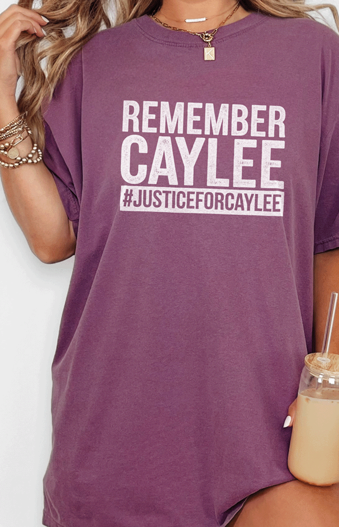 T-Shirt Berry / S Remember Caylee Tee