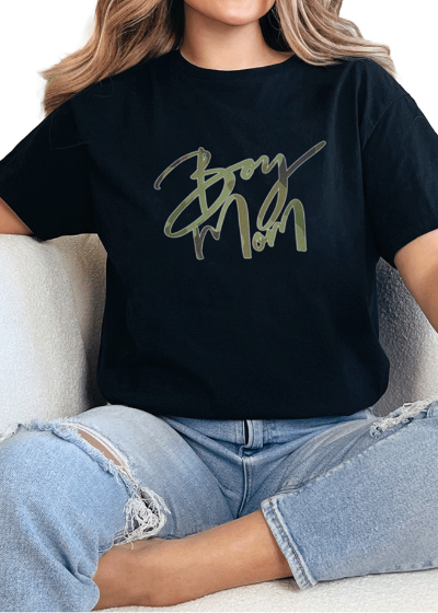 T-Shirt Black / S Camo Boy Mom 1 Tee