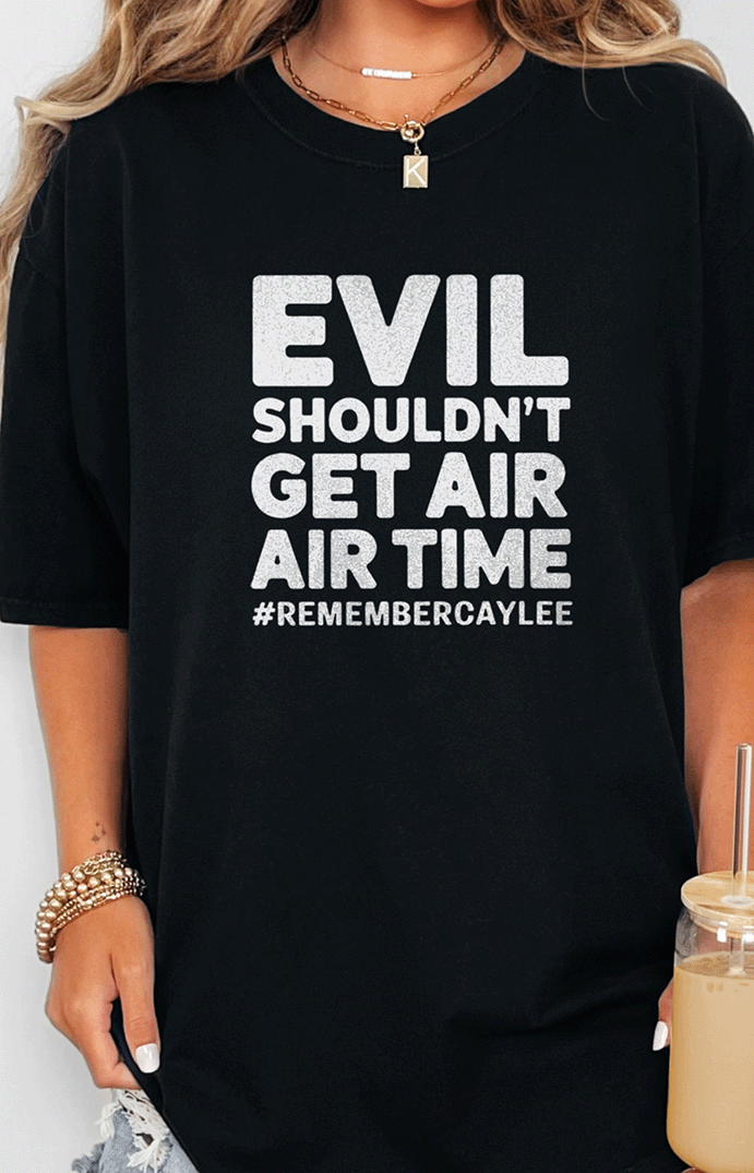 T-Shirt Black / S Evil Shouldn't Get Air Time Tee