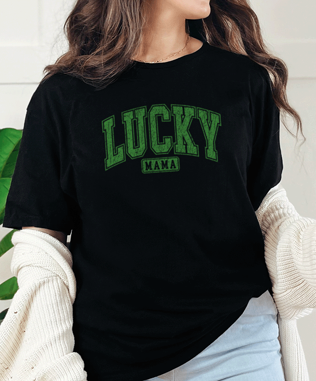 T-Shirt Black / S Lucky Mama Tee