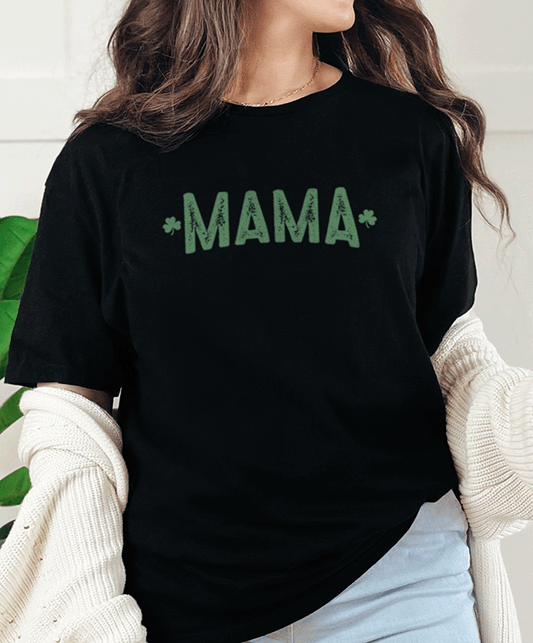 T-Shirt Black / S Mama St. Patricks Day Tee